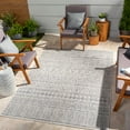 thumbnail image 1 of Mark&Day Outdoor Rugs, 3x12 Goff Global Indoor/Outdoor Light Gray Runner Area Rug, Non Shedding Grey Beige Carpet for Patio, Porch, Deck, Bedroom, Living Room or Kitchen (2'7" x 12' Runner), 1 of 6