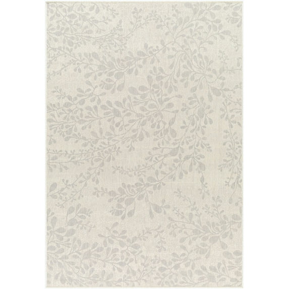 Mark&Day Outdoor Rugs, 2x3 Chamika Cottage Indoor/Outdoor Light Gray/Beige Area Rug, Non Shedding Grey Beige Carpet for Patio, Porch, Deck, Bedroom, Living Room or Kitchen (2' x 3')