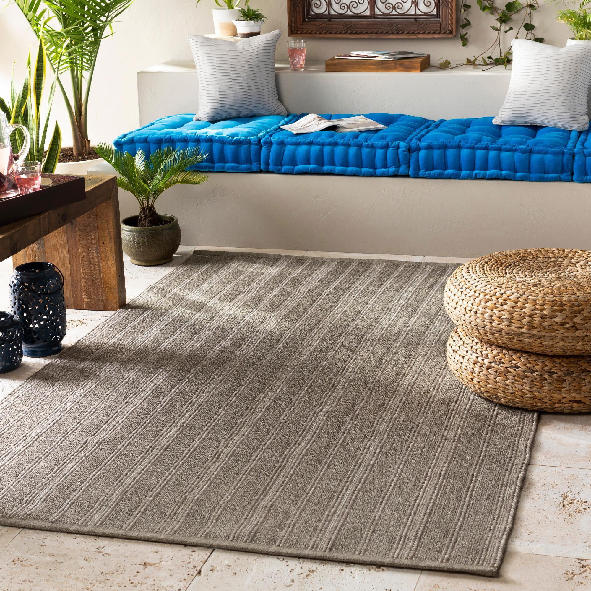 Mark&Day Outdoor Rugs, 2x3 Chudleigh Modern Indoor/Outdoor Taupe Area ...