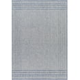 thumbnail image 1 of Mark&Day Outdoor Rugs, 2x3 Davonne Modern Indoor/Outdoor Navy/Beige Area Rug, Non Shedding Blue Beige Carpet for Patio, Porch, Deck, Bedroom, Living Room or Kitchen (2' x 3'), 1 of 4