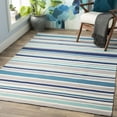 thumbnail image 1 of Mark&Day Outdoor Rugs, 2x3 Fareham Modern Indoor/Outdoor Dark Blue/Ivory Area Rug, Non Shedding Blue Grey Carpet for Patio, Porch, Deck, Bedroom, Living Room or Kitchen (2' x 3'), 1 of 5