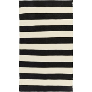 Mark&Day Outdoor Area Rugs, 2x3 Jolie Modern Indoor/Outdoor Black Area Rug (2' x 3')