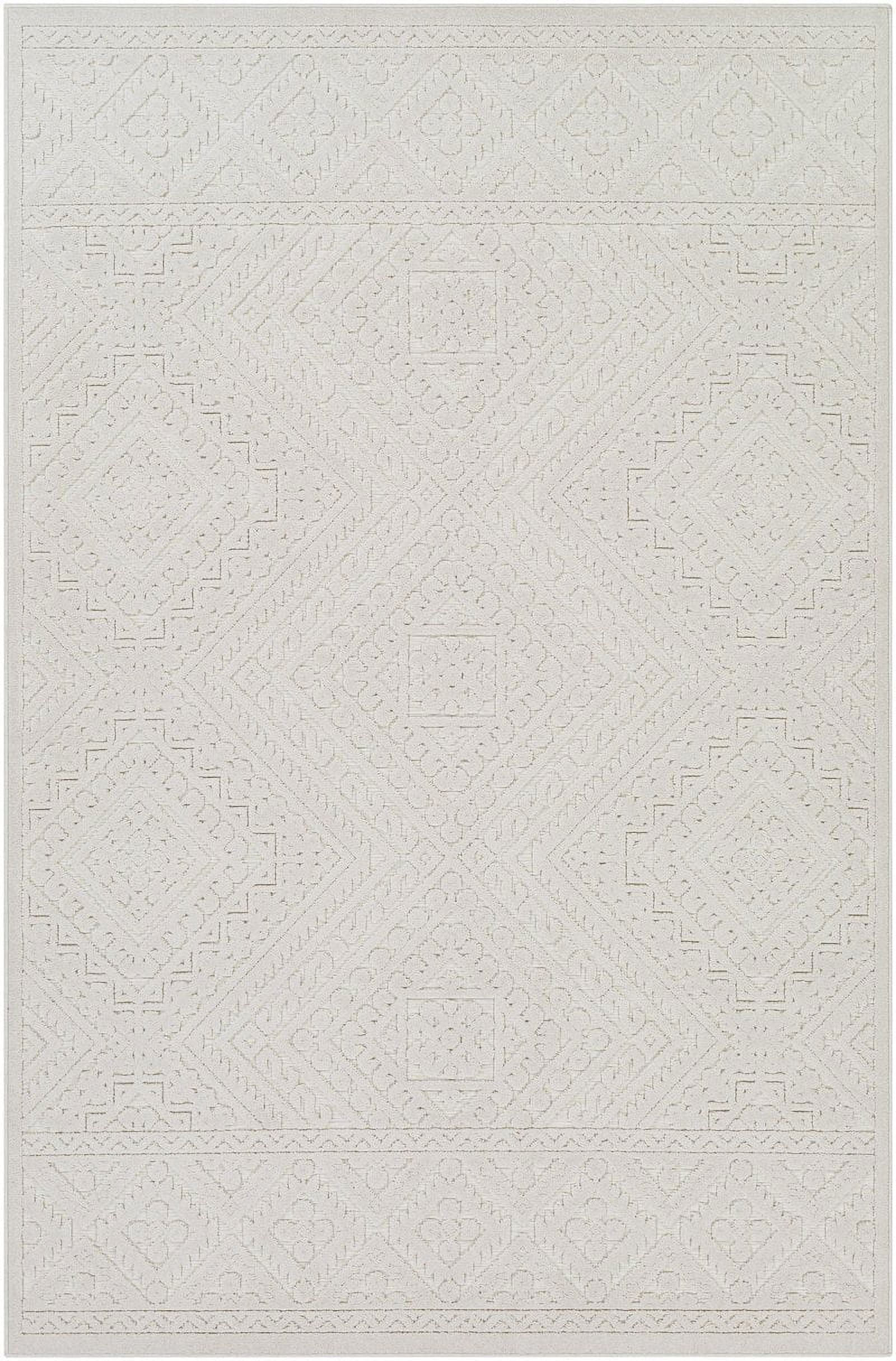 Mark&Day Outdoor Rugs, 2x3 Weurt Global Indoor/Outdoor Cream Area Rug ...