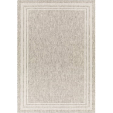 Mark&Day Outdoor Area Rugs, 2x3 Wezep Traditional Indoor/Outdoor Light Gray Area Rug (2' x 2'11")