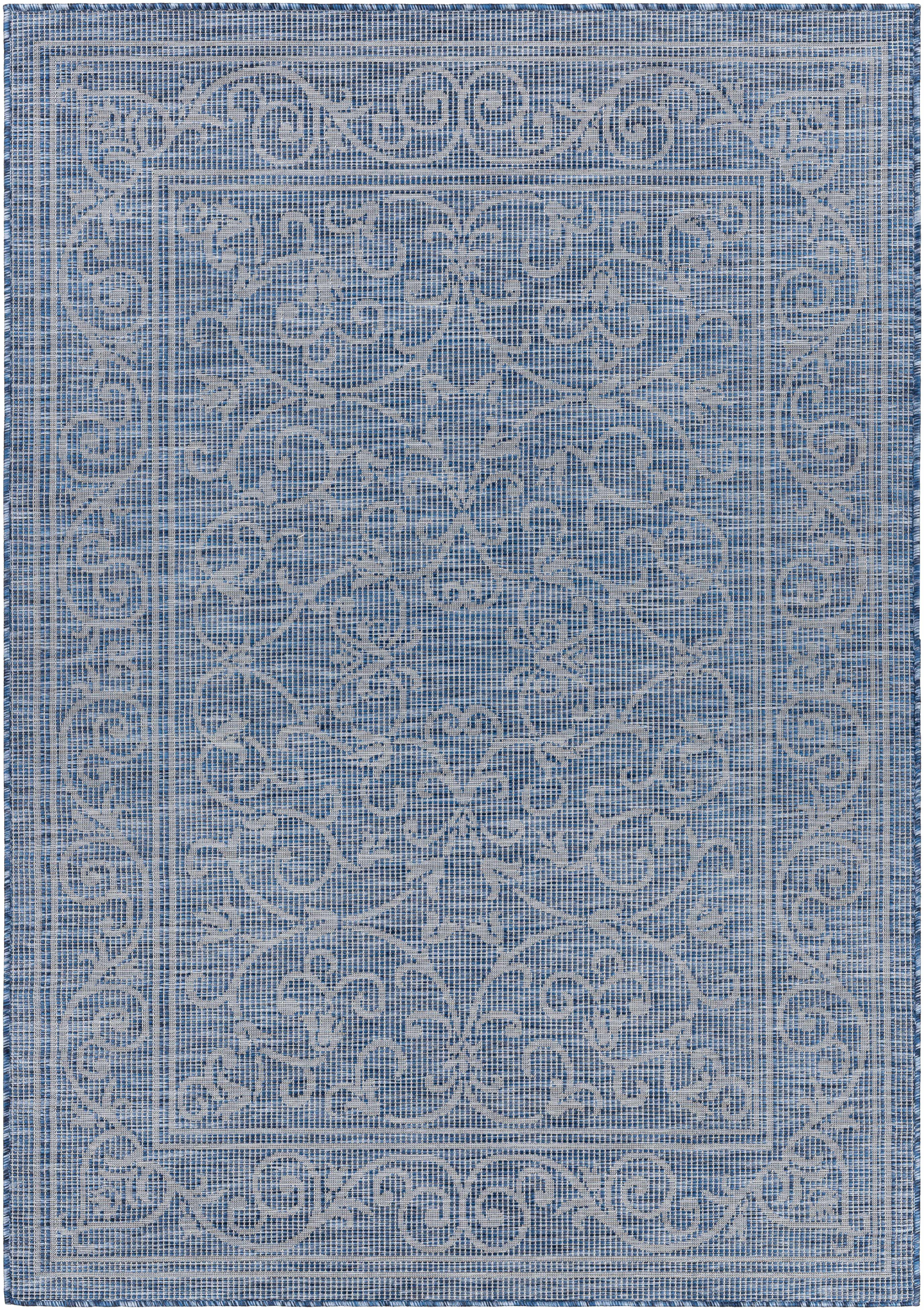 Mark&Day Outdoor Rugs, 2x4 Castricum Traditional Indoor/Outdoor Navy ...