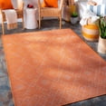 thumbnail image 1 of Mark&Day Outdoor Rugs, 2x4 Catrijp Global Indoor/Outdoor Orange Area Rug, Non Shedding Orange Carpet for Patio, Porch, Deck, Bedroom, Living Room or Kitchen (2'6" x 4'), 1 of 5