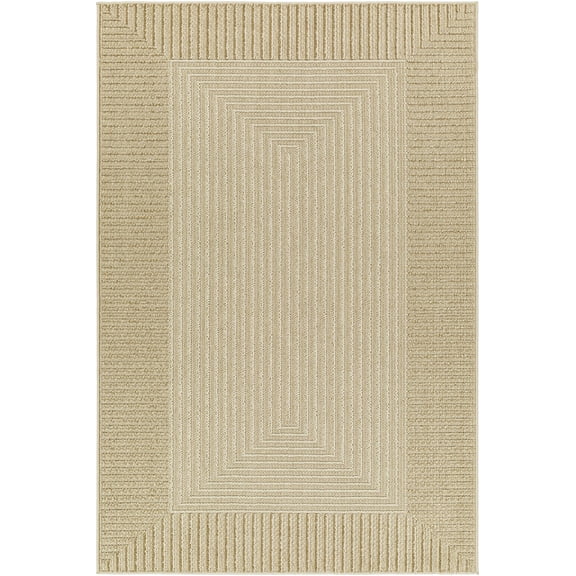 Mark&Day Outdoor Rugs, 3x7 Aldin Modern Indoor/Outdoor Beige Runner Area Rug, Non Shedding Beige White Brown Carpet for Patio, Porch, Deck, Bedroom, Living Room or Kitchen (2'7" x 7'3" Runner)