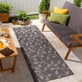 thumbnail image 1 of Mark&Day Outdoor Area Rugs, 2x7 Broekhorn Traditional Indoor/Outdoor Ink Runner Area Rug (2'6" x 7'3"), 1 of 1