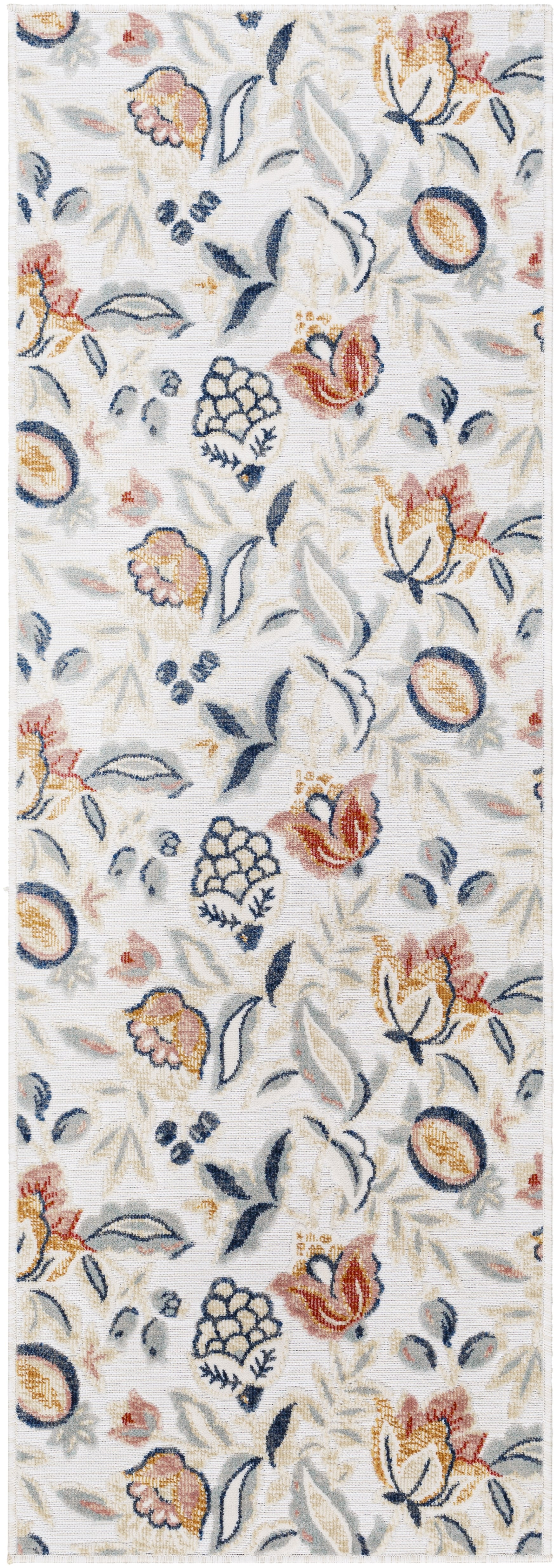 Mark&Day Outdoor Rugs, 3x7 Damar Cottage Indoor/Outdoor Cream Runner ...