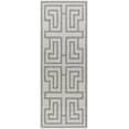 thumbnail image 1 of Mark&Day Outdoor Rugs, 3x7 Sylvia Global Indoor/Outdoor Ivory/Dark Gray Runner Area Rug, Non Shedding Ivory Grey Carpet for Patio, Porch, Deck, Bedroom, Living Room or Kitchen (2'7" x 7'3" Runner), 1 of 4