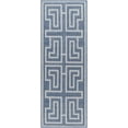 thumbnail image 1 of Mark&Day Outdoor Rugs, 3x7 Sylvia Global Indoor/Outdoor Navy/Ivory Runner Area Rug, Non Shedding Blue Ivory Carpet for Patio, Porch, Deck, Bedroom, Living Room or Kitchen (2'7" x 7'3" Runner), 1 of 4