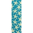 thumbnail image 1 of Mark&Day Outdoor Area Rugs, 2x8 Halluin Coastal Indoor/Outdoor Bright Blue Runner Area Rug (2'6" x 8'), 1 of 7