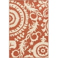 thumbnail image 1 of Mark&Day Outdoor Area Rugs, 3x5 Nancy Cottage Indoor/Outdoor Rust Area Rug (3'7" x 5'7"), 1 of 3