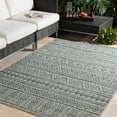 thumbnail image 1 of Mark&Day Outdoor Rugs, 4x6 Elodie Global Indoor/Outdoor Aqua Area Rug, Non Shedding Blue White Taupe Carpet for Patio, Porch, Deck, Bedroom, Living Room or Kitchen (4'3" x 5'11"), 1 of 9