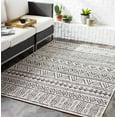 thumbnail image 1 of Mark&Day Outdoor Rugs, 4x6 Elodie Global Indoor/Outdoor Black Area Rug, Non Shedding Black Off-White Grey Carpet for Patio, Porch, Deck, Bedroom, Living Room or Kitchen (4'3" x 5'11"), 1 of 7