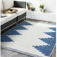 thumbnail image 1 of Mark&Day Outdoor Rugs, 4x6 Wolfheze Global Indoor/Outdoor Navy Area Rug, Non Shedding Blue White Carpet for Patio, Porch, Deck, Bedroom, Living Room or Kitchen (4'3" x 5'11"), 1 of 9