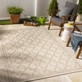 thumbnail image 1 of Mark&Day Outdoor Rugs, 5x7 Agenda Traditional Indoor/Outdoor Beige Area Rug, Non Shedding Beige Brown Carpet for Patio, Porch, Deck, Bedroom, Living Room or Kitchen (5'3" x 7'), 1 of 6