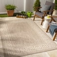 thumbnail image 1 of Mark&Day Outdoor Area Rugs, 5x7 Albert Traditional Indoor/Outdoor Brown Area Rug (5'3" x 7'), 1 of 5