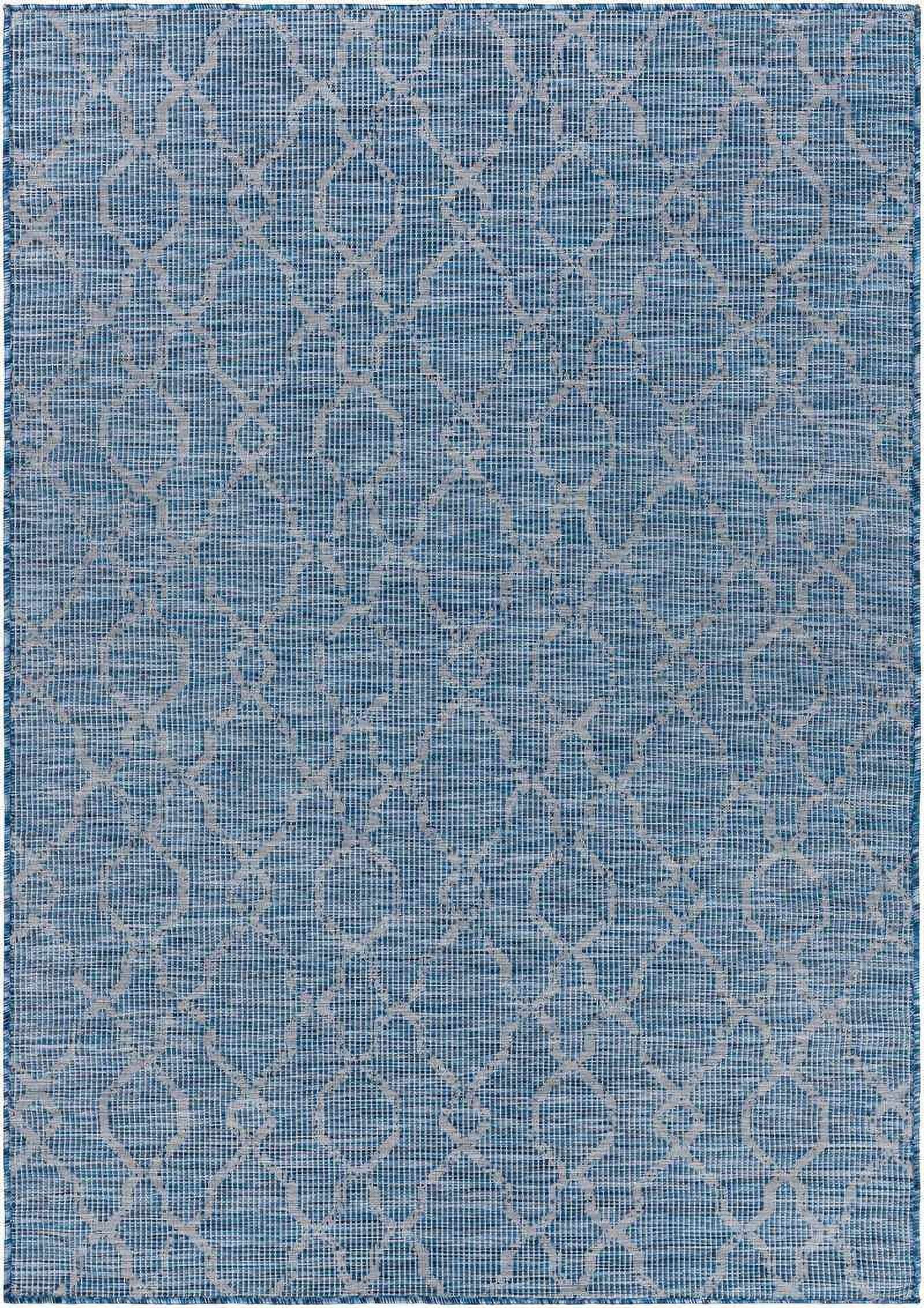 Mark&Day Outdoor Rugs, 5x7 Buiksloot Traditional Indoor/Outdoor Navy ...