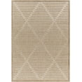 thumbnail image 1 of Mark&Day Outdoor Rugs, 5x7 Calvert Modern Indoor/Outdoor Brown Area Rug, Non Shedding Brown Beige Carpet for Patio, Porch, Deck, Bedroom, Living Room or Kitchen (5'3" x 7'), 1 of 4