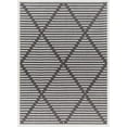 thumbnail image 1 of Mark&Day Outdoor Rugs, 5x7 Calvert Modern Indoor/Outdoor Charcoal Area Rug, Non Shedding Grey Beige Carpet for Patio, Porch, Deck, Bedroom, Living Room or Kitchen (5'3" x 7'), 1 of 4