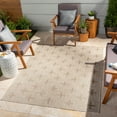 thumbnail image 1 of Mark&Day Outdoor Rugs, 5x7 Kiron Global Indoor/Outdoor Brown Area Rug, Non Shedding Pink Tan Cream Light Beige Carpet for Patio, Porch, Deck, Bedroom, Living Room or Kitchen (5'3" x 7'), 1 of 6