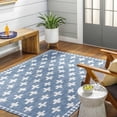 thumbnail image 1 of Mark&Day Outdoor Area Rugs, 5x7 Thornhill Global Indoor/Outdoor Navy Area Rug (5'3" x 7'), 1 of 1
