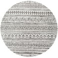 thumbnail image 1 of Mark&Day Outdoor Area Rugs, 6ft Round Elodie Global Indoor/Outdoor Black Area Rug (6'7" Round), 1 of 6