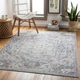thumbnail image 1 of Mark&Day Outdoor Area Rugs, 6x9 Grotel Traditional Indoor/Outdoor Charcoal Area Rug (6'7" x 9'), 1 of 2