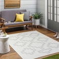 thumbnail image 1 of Mark&Day Outdoor Area Rugs, 6x9 Tarkio Global Indoor/Outdoor Light Gray Beige Area Rug (6'7" x 9'), 1 of 5