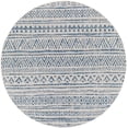 thumbnail image 1 of Mark&Day Outdoor Area Rugs, 7ft Round Elodie Global Indoor/Outdoor Denim Area Rug (6'7" Round), 1 of 7