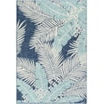 thumbnail image 1 of Mark&Day Outdoor Rugs, 7x9 Birstum Coastal Indoor/Outdoor Aqua Area Rug, Non Shedding Blue White Carpet for Patio, Porch, Deck, Bedroom, Living Room or Kitchen (6'11" x 9'), 1 of 4