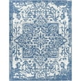 thumbnail image 1 of Mark&Day Outdoor Area Rugs, 8x10 Appelscha Traditional Indoor/Outdoor Denim Area Rug (7'10" x 10'2"), 1 of 8