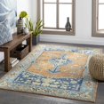 thumbnail image 1 of Mark&Day Outdoor Rugs, 8x10 Balk Traditional Indoor/Outdoor Bright Yellow Area Rug, Non Shedding Blue Orange Navy Carpet for Patio, Porch, Deck, Bedroom, Living Room or Kitchen (7'10" x 10'), 1 of 5