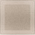 thumbnail image 1 of Mark&Day Outdoor Rugs, 8x8 Wezep Traditional Indoor/Outdoor Light Gray Square Area Rug, Non Shedding Grey Beige White Carpet for Patio, Porch, Deck, Bedroom, Living Room or Kitchen (7'10" Square), 1 of 4