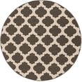 thumbnail image 1 of Mark&Day Outdoor Area Rugs, 9ft Round Eden Cottage Indoor/Outdoor Black Area Rug (8'10" Round), 1 of 6