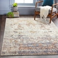 thumbnail image 1 of Mark&Day Outdoor Rugs, 9x12 Wessinge Traditional Indoor/Outdoor Burnt Orange Area Rug, Non Shedding Cream Beige Blue Carpet for Patio, Porch, Deck, Bedroom, Living Room or Kitchen (8'10" x 12'), 1 of 1