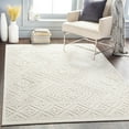 thumbnail image 1 of Mark&Day Outdoor Rugs, 9x12 Weurt Global Indoor/Outdoor Cream Area Rug, Non Shedding Cream White Carpet for Patio, Porch, Deck, Bedroom, Living Room or Kitchen (9'2" x 12'), 1 of 5