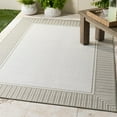 thumbnail image 1 of Mark&Day Outdoor Rugs, 9x9 Balgonie Cottage Indoor/Outdoor Taupe Square Area Rug, Non Shedding Grey Beige Carpet for Patio, Porch, Deck, Bedroom, Living Room or Kitchen (8'10" Square), 1 of 7