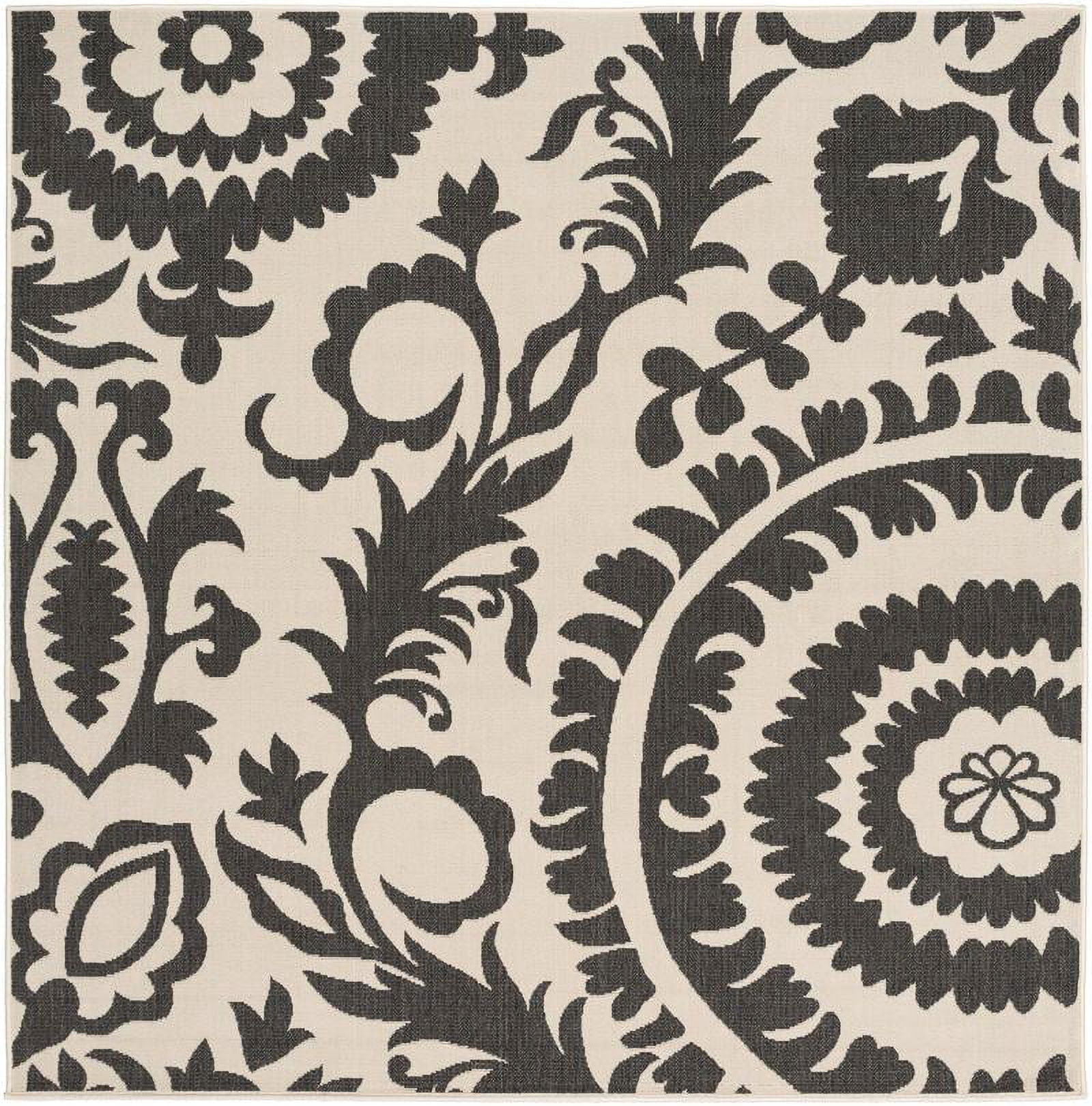 Mark&Day Outdoor Rugs, 9x9 Nancy Cottage Indoor/Outdoor Cream Square ...