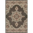 thumbnail image 1 of Mark&Day Outdoor Rugs, 2x4 Lyla Traditional Indoor/Outdoor Black Area Rug, Non Shedding Black Carpet for Patio, Porch, Deck, Bedroom, Living Room or Kitchen (2'5" x 4'5"), 1 of 4