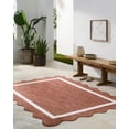 thumbnail image 1 of Mark&Day Outdoor Rugs, 5x7 Tony Traditional Rust/Cream Area Rug, Non Shedding Rust Cream Patio, Porch, Deck, Bedroom, Living Room or Kitchen (5'3" x 7'), 1 of 7