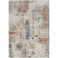 thumbnail image 1 of Mark&Day Outdoor Rugs, 6x9 Gilze Modern Indoor/Outdoor Light Gray Area Rug, Non Shedding Grey Beige White Carpet for Patio, Porch, Deck, Bedroom, Living Room or Kitchen (6'7" x 9'), 1 of 6