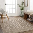 thumbnail image 1 of Mark&Day Outdoor Rugs, 8x10 Bushong Modern Indoor/Outdoor Brown Area Rug, Non Shedding Brown Carpet for Patio, Porch, Deck, Bedroom, Living Room or Kitchen (7'10" x 10'), 1 of 6