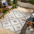 thumbnail image 1 of Mark&Day Outdoor Rugs, 8x10 Kanawha Rustic Indoor/Outdoor Navy Area Rug, Non Shedding Grey White Brown Carpet for Patio, Porch, Deck, Bedroom, Living Room or Kitchen (7'10" x 10'), 1 of 1