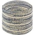 thumbnail image 1 of Mark&Day Pouf Ottoman - Pernegg Bohemian/Global Navy Cylinder Foot Rest 14x18x18, 1 of 1