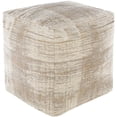 thumbnail image 1 of Mark&Day Pouf Ottoman, Puchenstuben Modern Taupe Cube Pouf Foot Rest for Living Room, Bedroom and Boho Home Decor (18"x18"x18"), 1 of 1