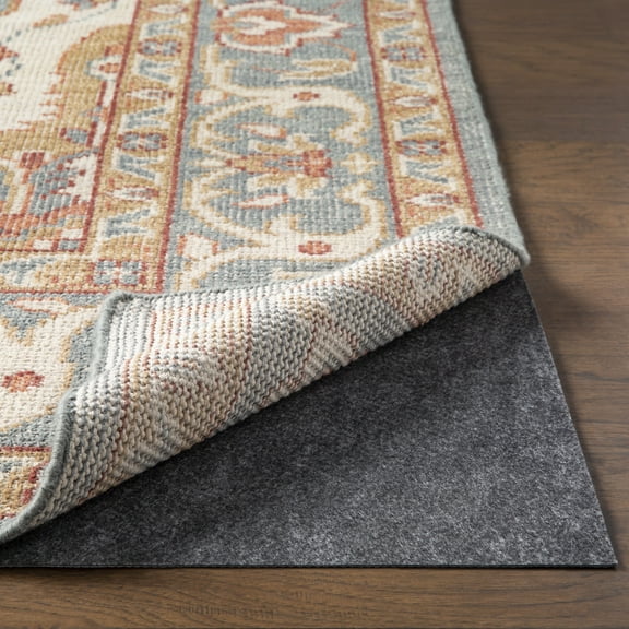 Mark&Day Rug Pads - 4ft Round Non Slip Standard Felted Rug Pad Gripper for Hard Surface Floors, Protective Cushion Under Carpet Anti Skid Mat - Comfort with Noise Reduction and Insulation Features