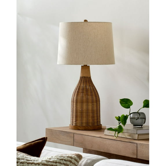 Mark&Day Table Lamps, Annisha Traditional Bedside Table Lamp for Nightstand Bedroom, Living Room or Office (29" H x 15" W x 15" D)
