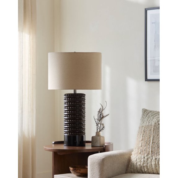 Mark&Day Table Lamps, Arienne Traditional Bedside Table Lamp for Nightstand Bedroom, Living Room or Office (27" H x 15" W x 15" D)